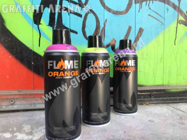 Четкая граффити краска FLAME ORANGE