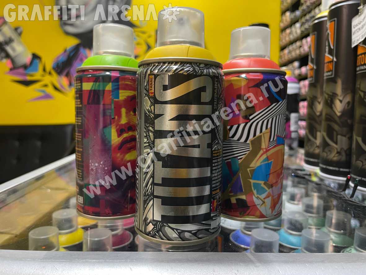 Горячая новинка в магазине GRAFFITI ARENA - аэрозольная краска Titans объемом 300 мл! 