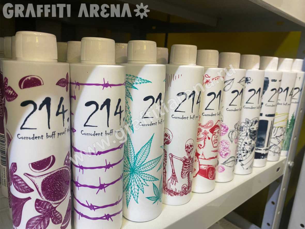 Заправки для маркеров и сквизеров 214 ink : Graffiti Arena Novosibirsk