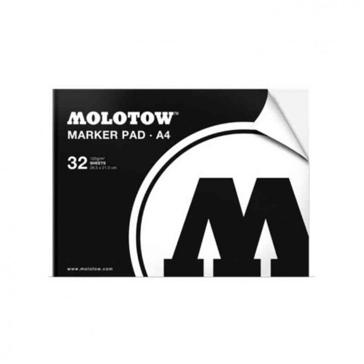 Скетчбук Molotow Альбом A4 Marker Pad 21 x 29,7 см